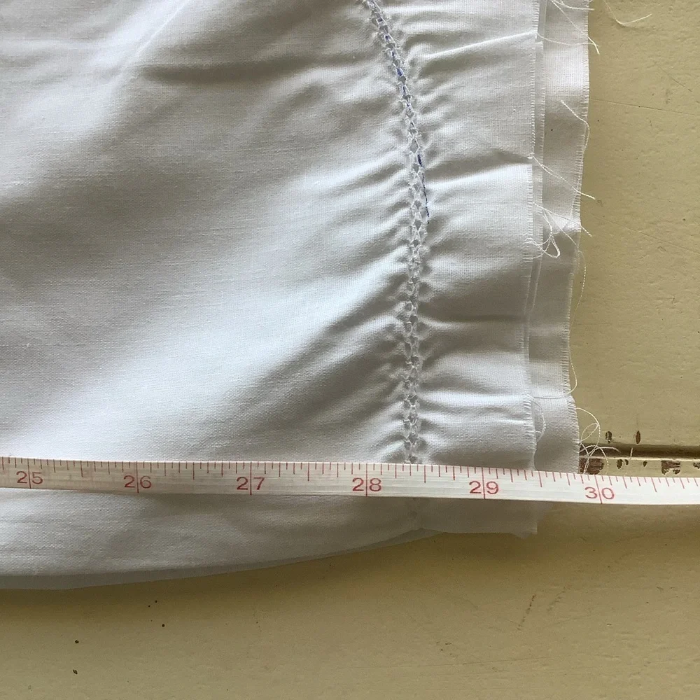 Two Sets Vintage White Embroidery Stamped Pillow Cases